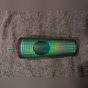 NWT Starbucks tumbler watermelon grid